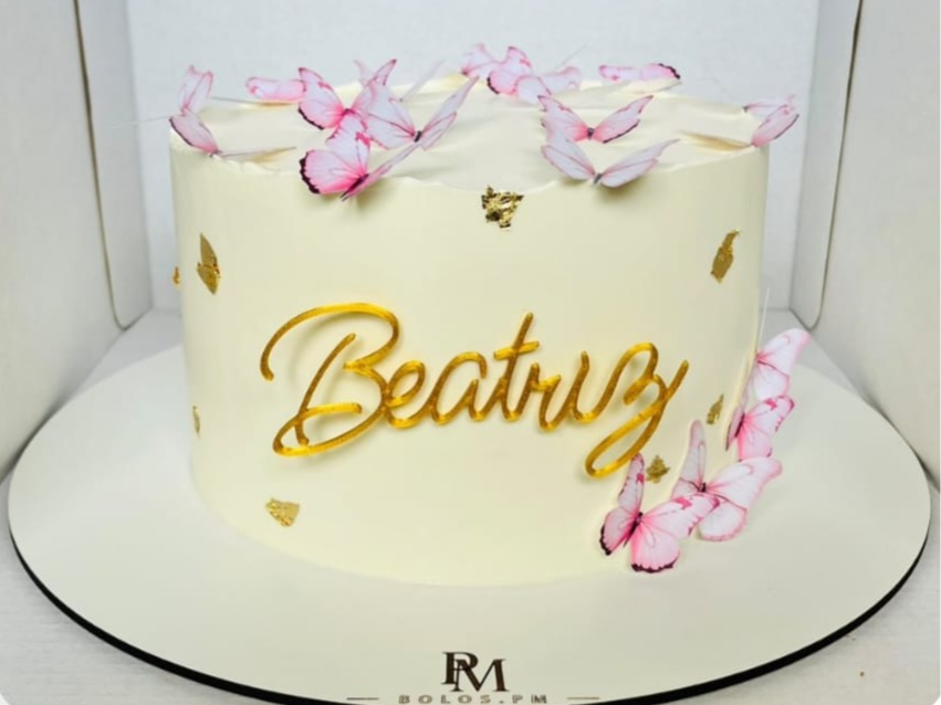 Topo de bolo " Beatriz "