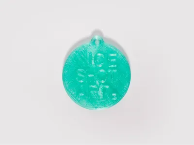 Keychain with ring and inner pocket for NFC