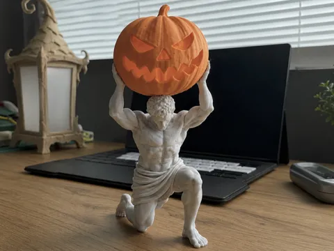 Adorno temático: Halloween Pumpkin Atlas — referencia de MakerWorld