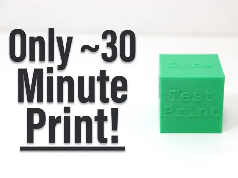Cube Test Print