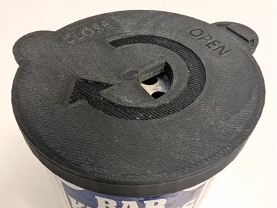 Powdered Cleaner Resealable Shaker Lid No Support