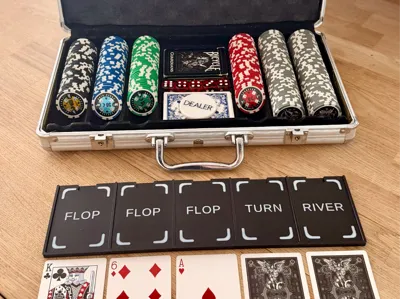 Pokerboard Texas Hold´em (card-board/card-stand)