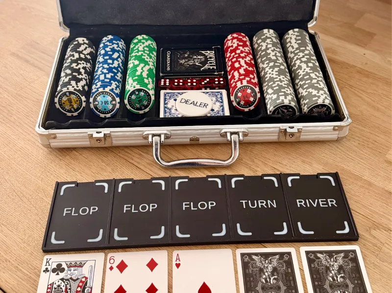 Pokerboard Texas Hold´em (card-board/card-stand)