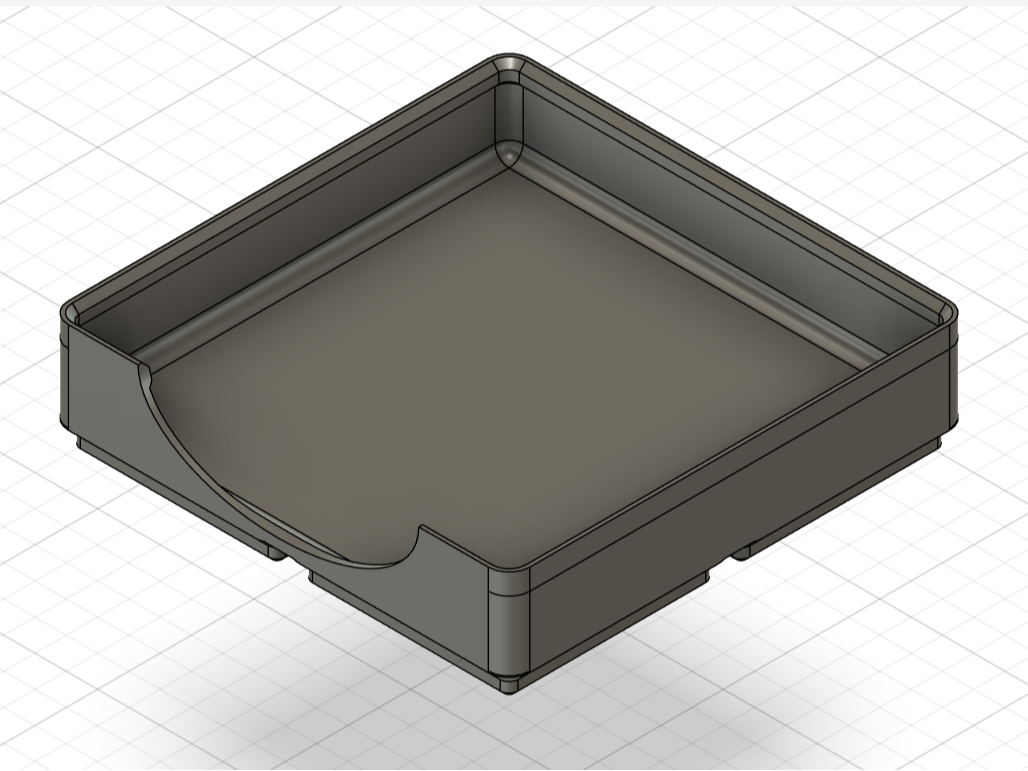 Gridfinity 2x2x2 sticky note holder