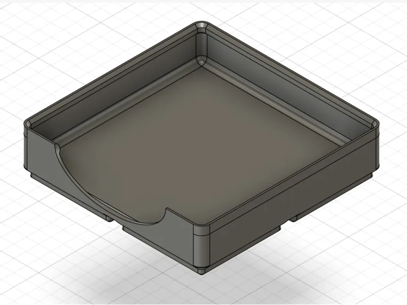 Gridfinity 2x2x2 sticky note holder