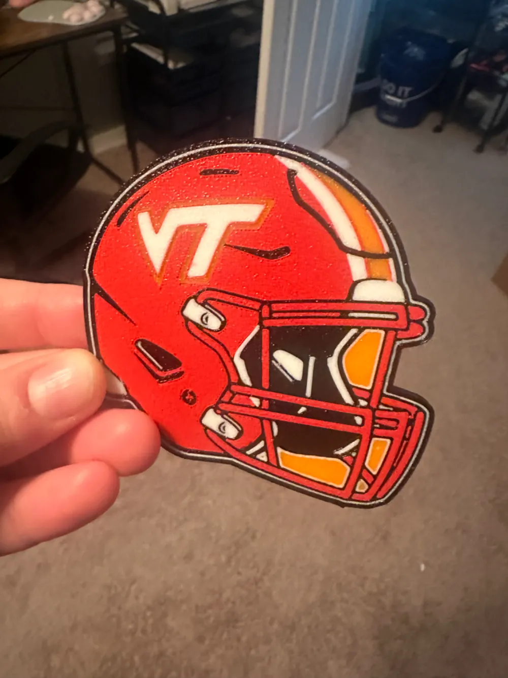 virginia-tech-football-helmet-magnet-remixed-by-goldiesvinyl-makerworld