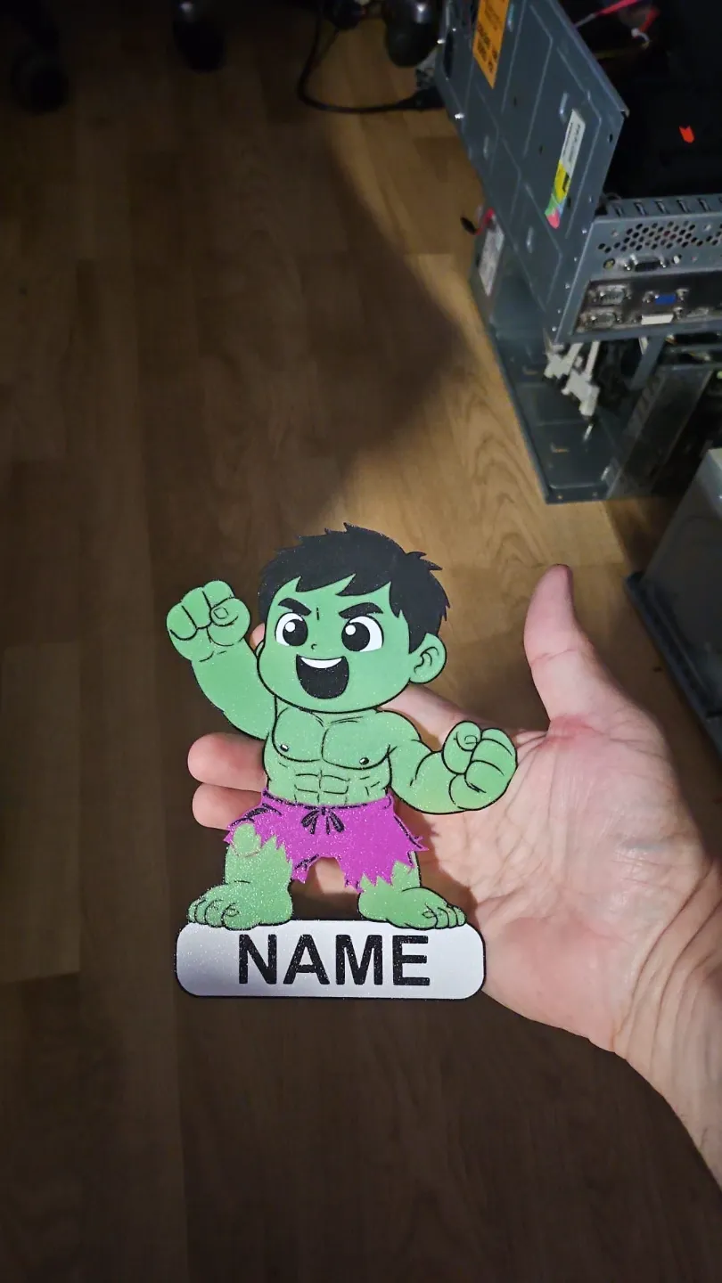 HULK BABY - your name by davinchi20 - MakerWorld