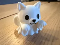 Shiba fantôme — figurine d'Halloween — photo 2