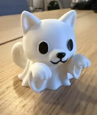 Shiba fantôme — figurine d'Halloween — photo 4