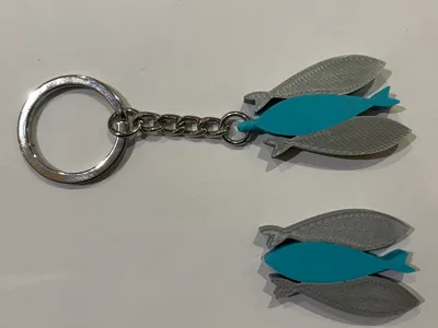 The Chosen Fish - KeyRing and Magnets