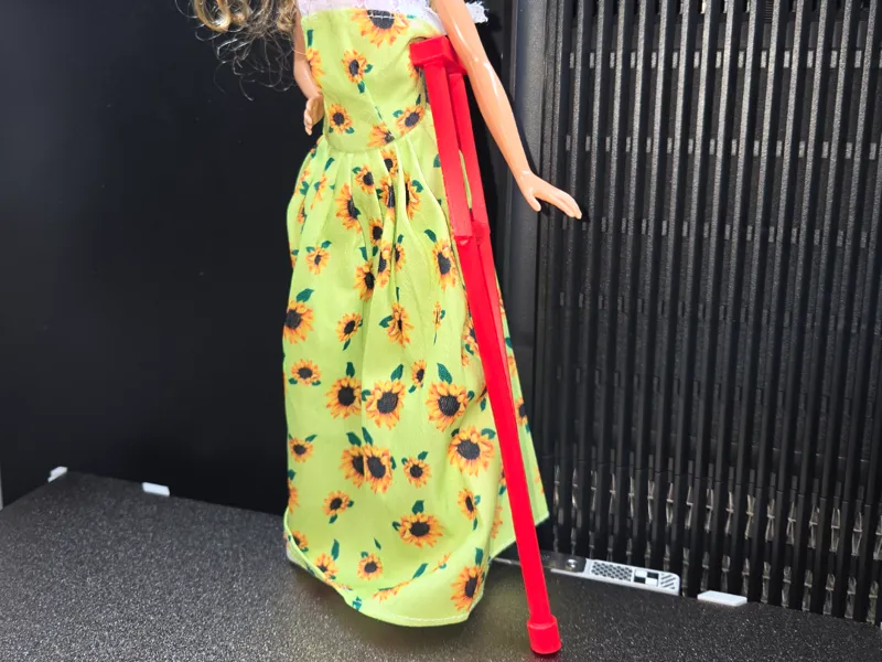 Barbie Crutches 