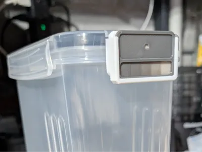 Filament Swatch Label + Lid Flap Mount Dry Box