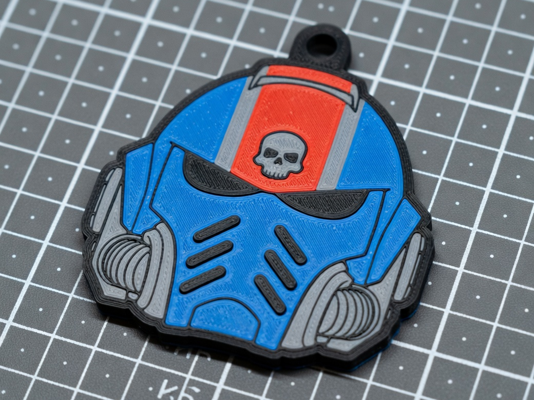 Space marine keyring 40k