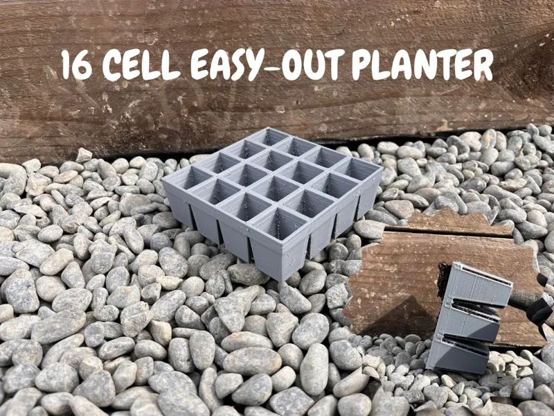 Easy-out 16 Cell Seed Trays