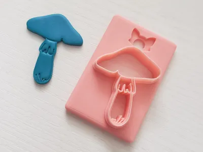 Mushroom 2 Polymer Clay Earring Cutter