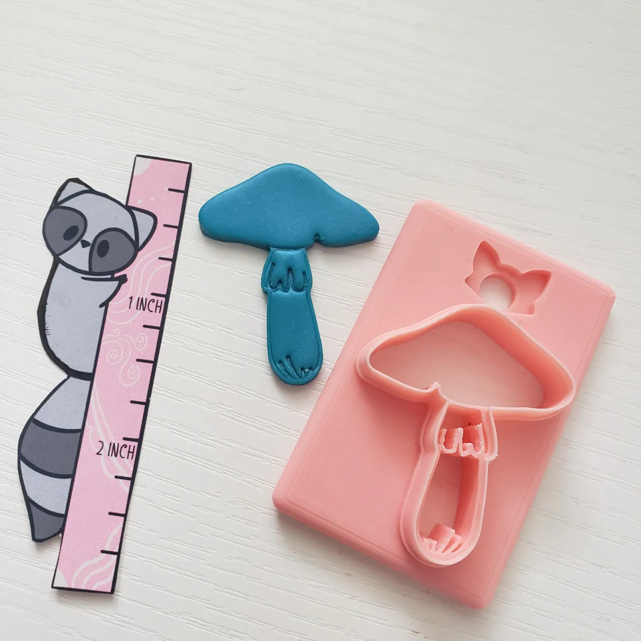 Mushroom 2 Polymer Clay Earring Cutter view 4