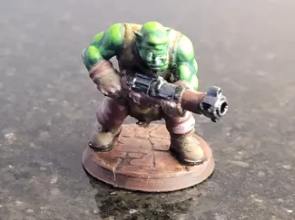 Orc with big gun