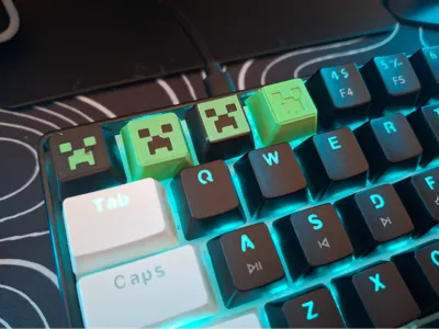 Minecraft Creeper Keycap