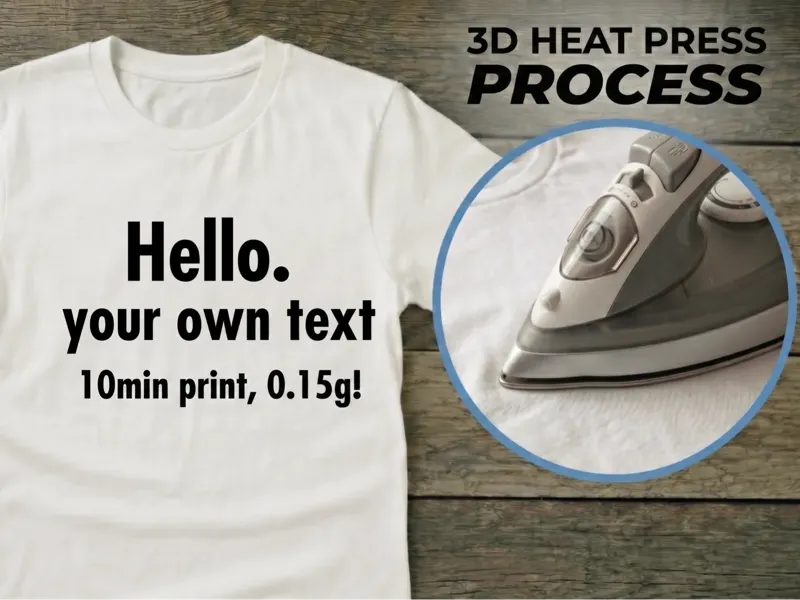 T-shirt print - your own text. V-8