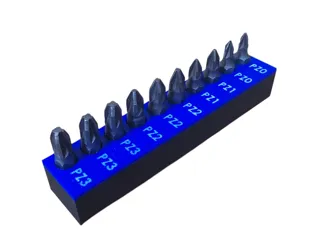 Bithalter für 10 Bits - PZ0 bis PZ3 - Magnet 