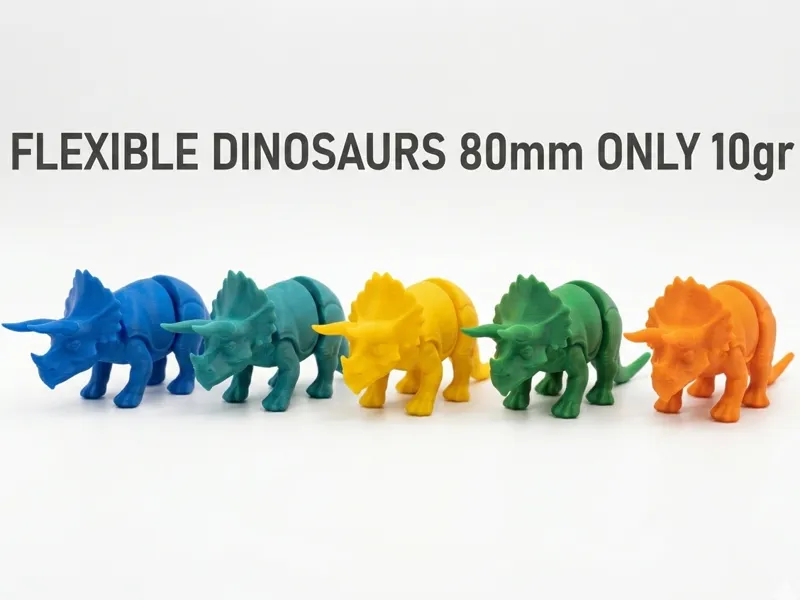 Adorabile dinosauro flessibile soli 10gr