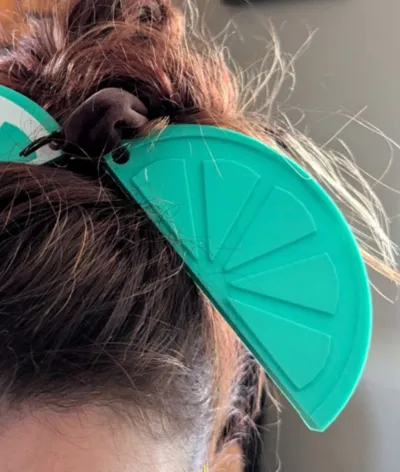Lime Double sided ridges - single color