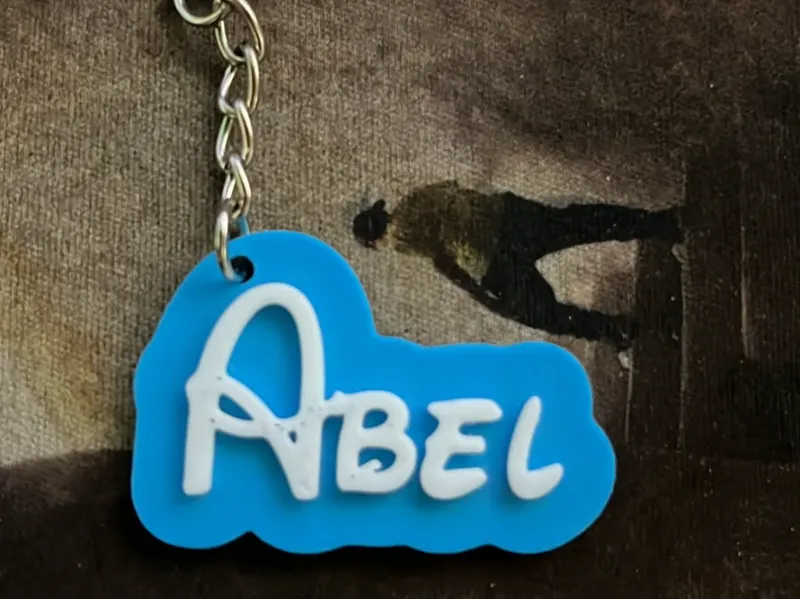 Llavero con el nombre de Abel