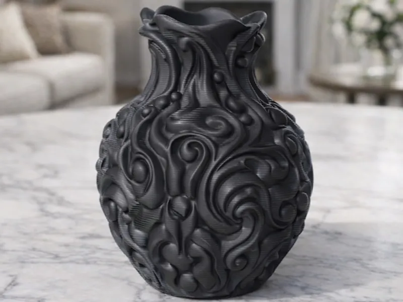 Modern Textured Vase Planter Minimalist Plant Pot