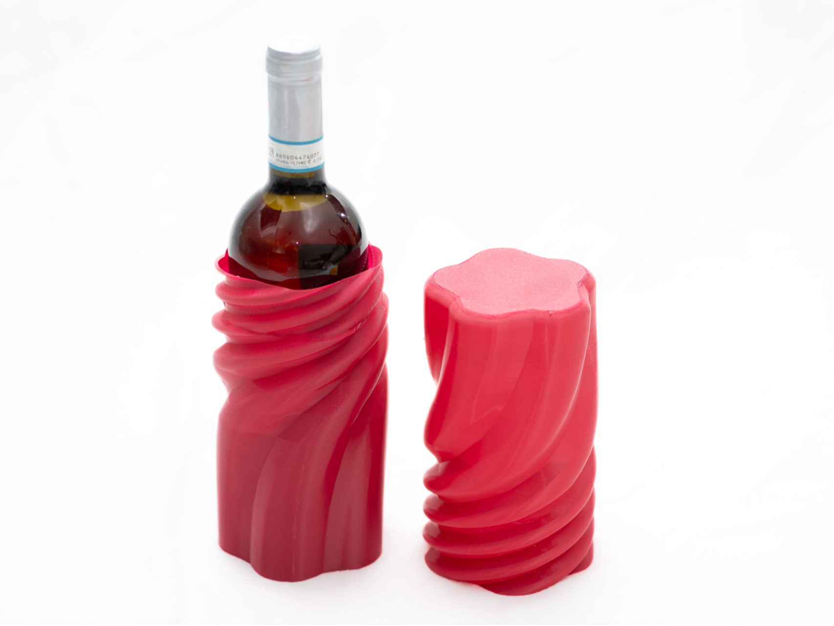 Wine Bottle Gift Wrap with Threaded Closure