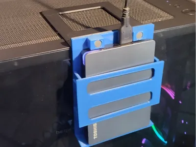 Removable & Modular Hard Drive Mount for PC 