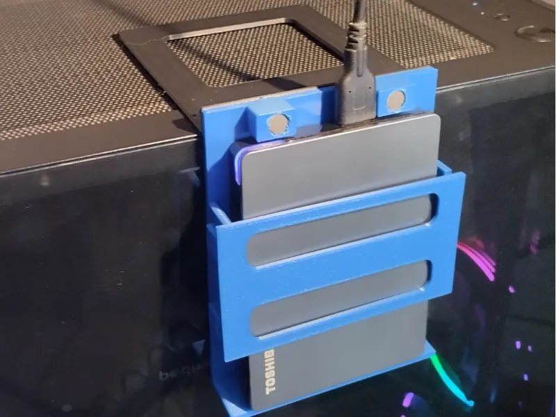 Removable & Modular Hard Drive Mount for PC 