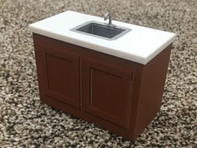 Dollhouse Counter and Sink