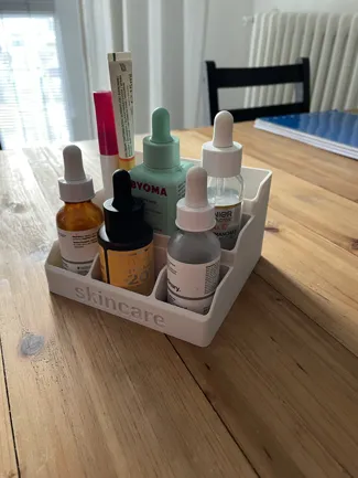 Skincare organizer