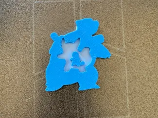 Pokemon Blastoise evolution diorama **no base**