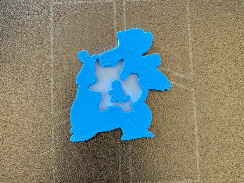 Pokemon Blastoise evolution diorama **no base**