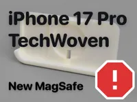 iPhone 17 Pro with TechWoven Case & New MagSafe