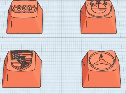 key caps DOWNLOAD TOE STL FILES ONLY