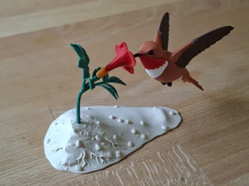 Accesorio para impresora 3D: Life-size realistic Hummingbird - no AMS required — vista de referencia 5