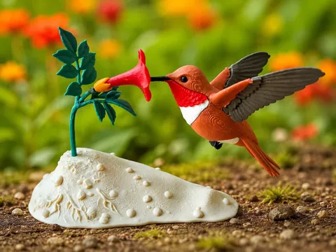 Accesorio para impresora 3D: Life-size realistic Hummingbird - no AMS required — referencia de MakerWorld