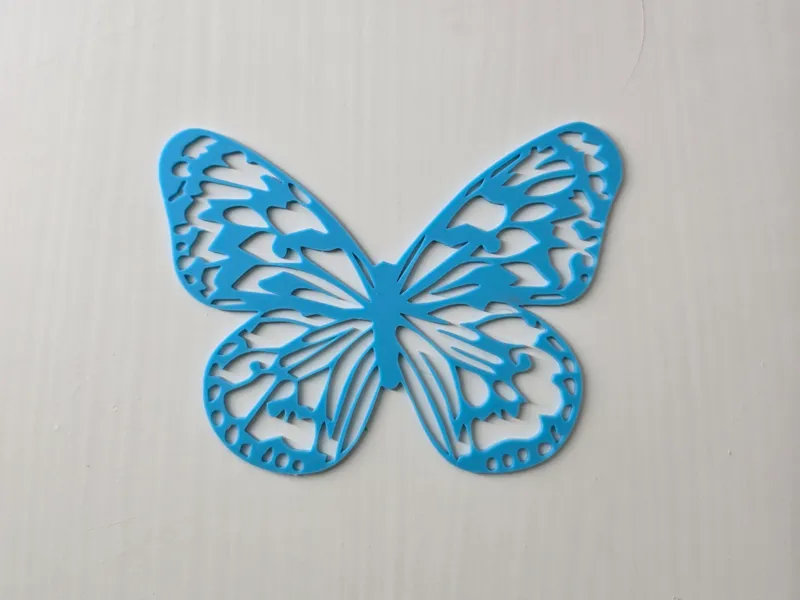 the blue butterfly walla art