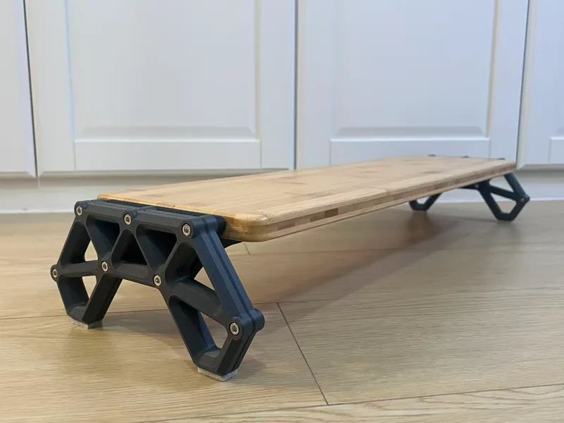 industrial style monitor stand