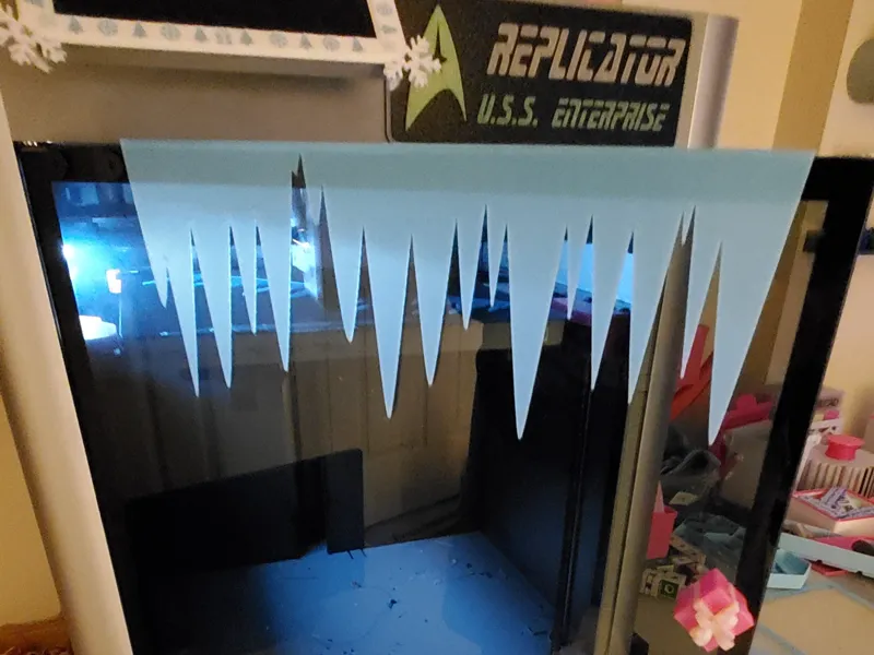 Icicles for Bambu X1C/P1S Door