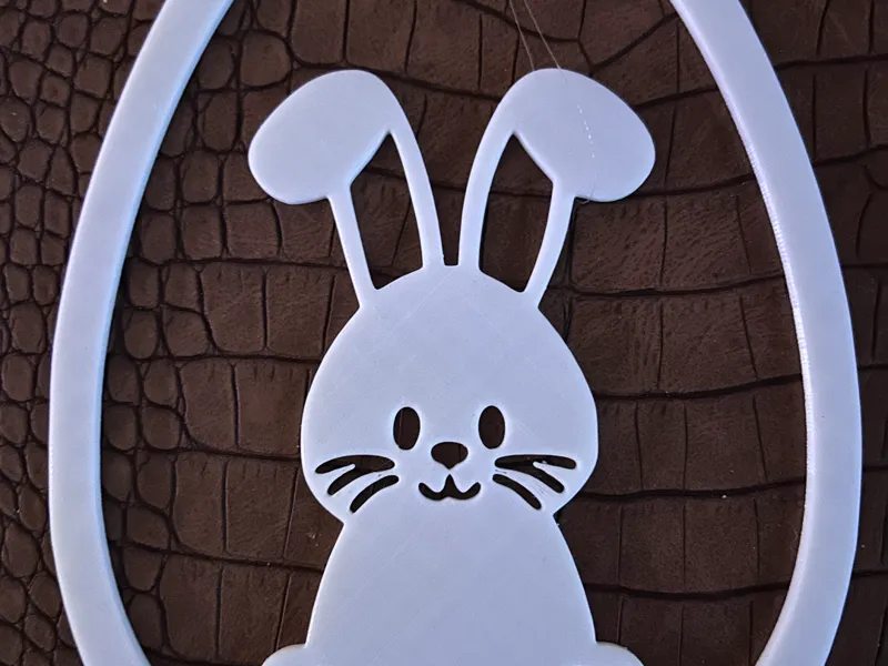 Osterhase im Ei für Fenster
