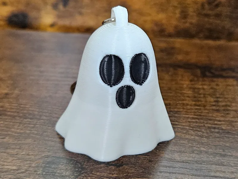 Mini Ghost Figure & Keychain