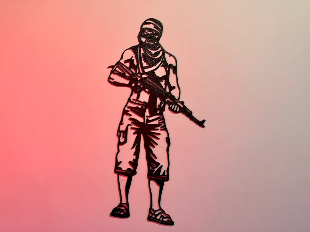Wall art Aggressor Trapper Agent CSGO/CS2 - Free 3D Print Model ...