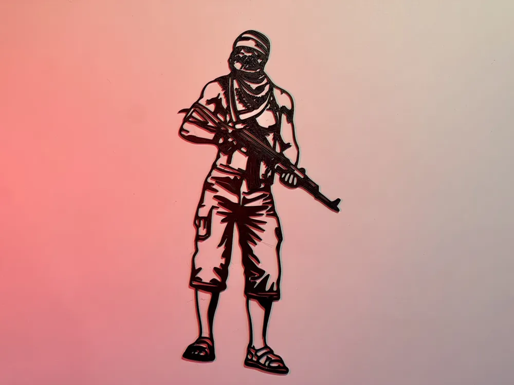 Wall art Aggressor Trapper Agent CSGO/CS2 - Free 3D Print Model ...