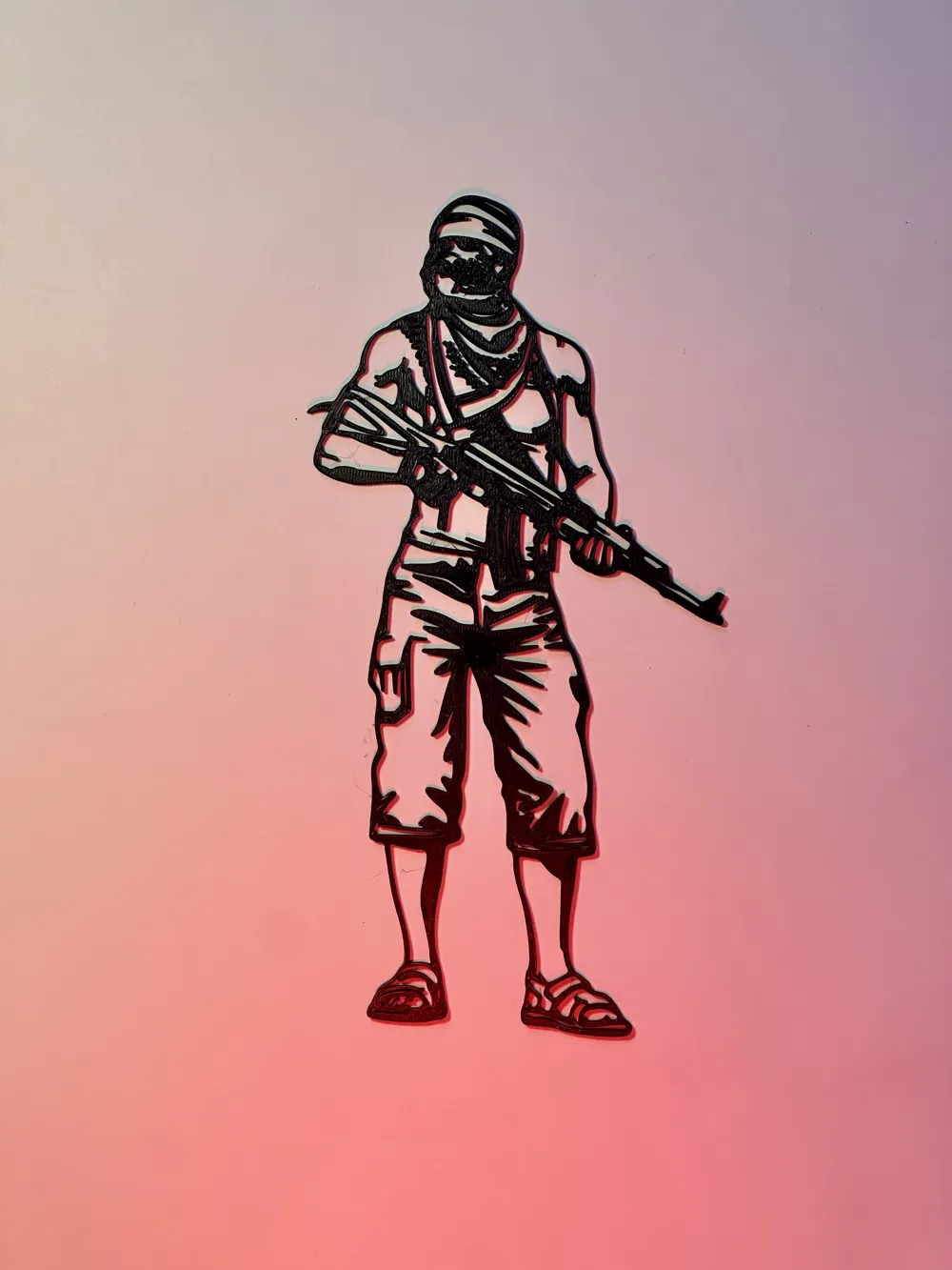 Wall art Aggressor Trapper Agent CSGO/CS2 - Free 3D Print Model ...