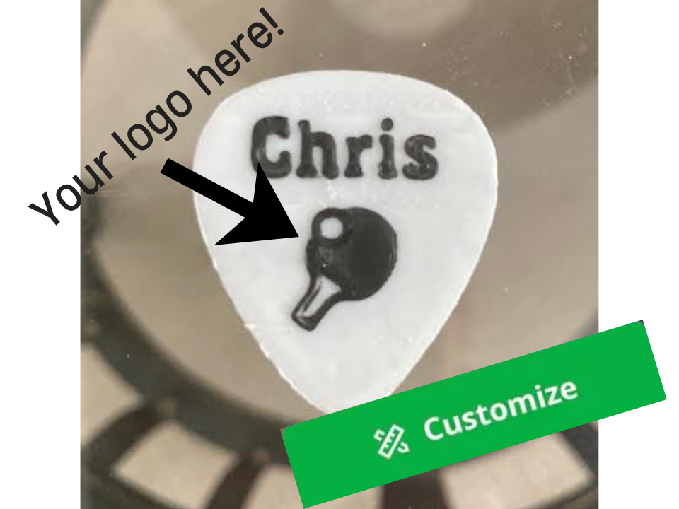 FULLY CUSTOMIZABLE GUITAR PICK