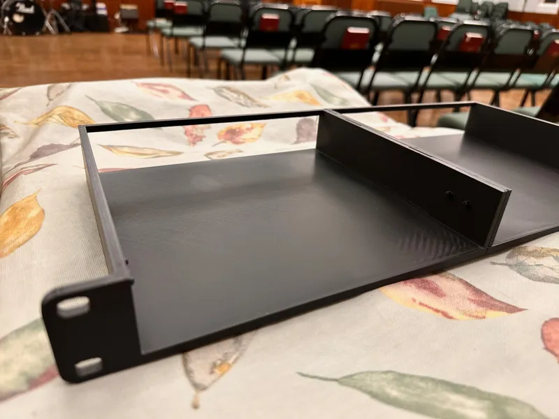 1U Rack mount drawer, Left Tray