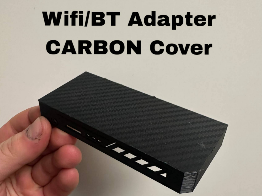 Universal Wifi/BT Adapter Carbon Cover
